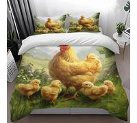 Single Duvet Cover Set Farm Bedding & Linen Soft And Snuggly,Kids Single Duvet Cover Set Easy Care,Duvet And 2 Matching Pillow Set,Bedding Sets