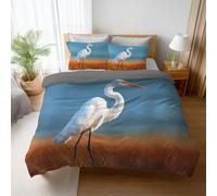 Single Duvet Cover Set with Pillowcases, Reversible Soft Microfibre Bedding Set, Ferret Space Stars Hidden Zip Closure, Breathable, Wrinkle & Fade Resistant, Easy Care, Black