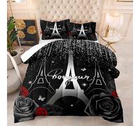 Single Duvet Love Dog 3D Printed All-Season Down Alternative Quilted Duvet,200Gsm Microfibre Coverless Duvets 90G Microfiber Filling,Includes 1 Comforter, 2 Pillow Shams