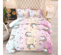 Single Duvet Love Frog 3D Printed All-Season Down Alternative Quilted Duvet,200Gsm Microfibre Coverless Duvets 90G Microfiber Filling,Includes 1 Comforter, 2 Pillow Shams
