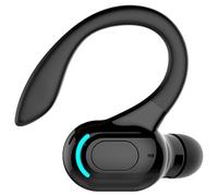 Single Ear Bluetooth Earbud F8, 75mAh Battery 20H Talk Time, for Office | 20-Hour Long Battery Life, Hands-Free Mono Headset, Clear Call Quality, Secure Hook Design
