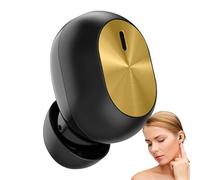 Single Ear Bud, Single Earpiece, Compact Single-Wireless Earphone, SingleEar Phone Headset, Wireless Small In-Ear Earpiece, Invisible Ear Phone Headset for Smartphones Audiobook Driving