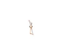 Single Ear Cuff Together in Rose Gold and Diamonds, female, Pomellato, Earrings, Yellow, ONE SIZE, Accessories ONE SIZE