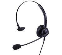 Single Ear Headset for Mitel 5324 5330 5340 5360 8520 8560 & 8600 Telephone + FREE RJ9 Plantronics QD Lead - QD002 (P)