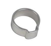 Single ear hose clamp, clip for NW 7mm, galvanized