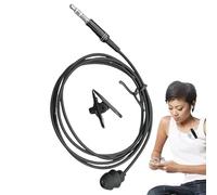 Single Earphone - One-sided earphones, radicalon ear noise, Black Economic Headset for mp3, Single earphone wired, Silicone for Exercise Outdoors