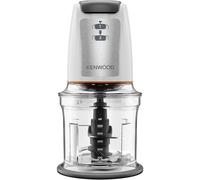 (Single, Easy Chop Chopper single) Easy Chop Chopper, 0.5L Bowl, 2 Speeds, Quad Blade System, Anti-Slip Ring for Food Chopper Stability, 500W, CHP61.100WH, Dishwasher Safe, White