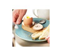 Single Egg Cup With Salt Dip MijMoj Design Light Oak One Size