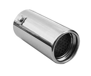 Single Exhaust Tip Performance Sport Muffler Universal Trim Tail End Pipe Stainless Steel Chrome