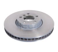 Ferdinand Bilstein Brake Disc Single Vented for BMW 520D 2.0D Front Right 2010-2017 348mm B47D20A