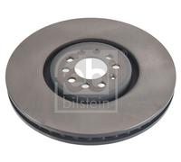 Single Febi 108206 Front Left Brake Disc 334mm Vented Fits Audi VW Golf