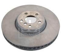 Brake Disc Single Vented fits BMW 530 G30, G31 2.0 Front Left 2016 on 348mm Febi