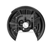 Single Febi 197325 Rear Left Brake Disc Fits Audi Cupra Seat VW A3 Golf