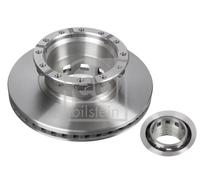 Single Febi 35339 Front Rear Brake Disc 432mm Vented Fits Irisbus Iveco