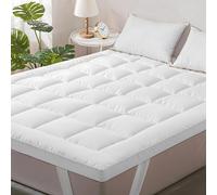 (Single) Fitted Mattress Toppers 10cm Thick Microfiber Padded Toppers