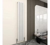 Single Flat Panel Vertical Column Radiator (H)1800mm By Mcc Direct
