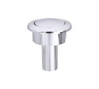 Single Flush Chrome Toilet Push Button Replacement for Siamp Storm 33A, 48mm/58mm Size Bathroom Cistern Flush Repair Part (A)