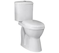 Nuie Doc M Comfort Height Toilet Pan with Cistern and Seat | White | Ceramic | 380mm x 860mm x 650mm