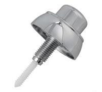 Single Flush Toilet Cistern Push Button for Siamp For Optima 49 | Chrome ABS Replacement Drain Valve Switch | For Easy Press Tank Lid Button for(B)