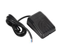 Single Foot Pedal Switch, 16A 250V AC Foot Operated Pedal Controller Self Locking for Electrical Devices, One Key Electric Foot Pedal Switch with 2M Long Cable for Power Tool