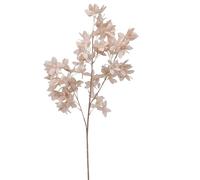 Single Fragrant Snow Artificial Floral Stem - Elegant 100 cm Long, Lifelike White Blossom for Home Décor, Event Arrangements, and Floral Designs (Pink)
