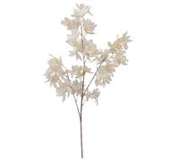 Single Fragrant Snow Artificial Floral Stem - Elegant 100 cm Long, Lifelike White Blossom for Home Décor, Event Arrangements, and Floral Designs (Champagne)