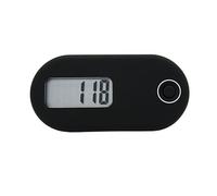 Single-function 3D Electronic Pedometer For Children And The Elderly Walking Ten Thousand Steps Meter Pedometer Game Counter Accurate Reading(Black)
