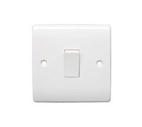 Single Gang Light Switch Dencon 10A 1 Gang 2 Way Switch to BS3676 *NEW