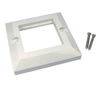 Single Gang Modular Wall Face Plate Frame Blank Euro Module Data CAT6 25x50mm
