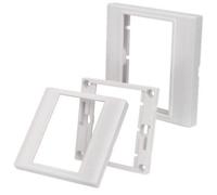 Single Gang Module Modular Wall Face Plate Frame Cable Tidy Customisable
