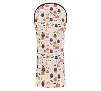 Single Golf Club Cover Halloween Dancing Pumpkin Ghosts Owl Skull PU Leather Iron Headcovers Golf Accessories for All Brands