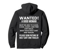 Single Golfer Wanted A Good Woman Funny Golf Lover Golfing Pullover Hoodie