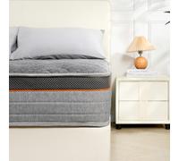 (Single)Good Night 25CM Spring Foam Mattress Grey Hybrid Indivisual Pocket