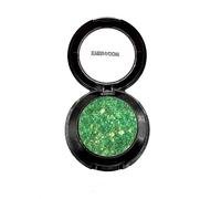Single Green Eyeshadow, Glitter Chrome Colourful Eye Shadow Instant Color, Highly Pigmented Metallic Shimmer Eye shadow, Bright Sparkly Eyeshadow Makeup Green Face Glitter