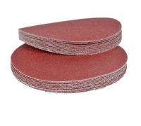 Single Grit Set 10Pcs 7 Inch 180mm Sanding Discs Round Sandpaper Grit 400 Hook & Loop Sandsheet for Abrasive Drill Polish and Grinder Rotary Tools