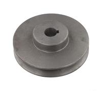 Single Groove V-Belt Pulley Cast Iron A-Type Motor Wheel for Air Pump Compressor Drive System Grey(16x100)