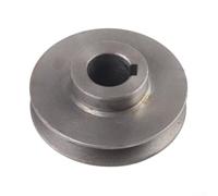 Single Groove V-Belt Pulley Cast Iron A-Type Motor Wheel for Air Pump Compressor Drive System Grey(19x100)