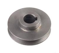 Single Groove V-Belt Pulley Cast Iron A-Type Motor Wheel for Air Pump Compressor Drive System Grey(25x90)