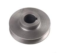 Single Groove V-Belt Pulley Cast Iron A-Type Motor Wheel for Air Pump Compressor Drive System Grey(24x90)