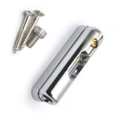 Single Guitar Tube Bridge 8.5 x 41.5 mm String Bridge Bottom Trough String Split Type Guitar Bridge Black/Golden/Silver Single String Bridge