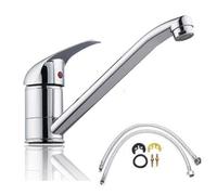 Single-Handle Chrome Bathroom Sink Taps Hot and Cold Water Mixer Faucet Kitchen Water-taps
