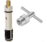 Single Handle Faucet Cartridge Brass 15mm Leak Repair(Accessory Assembly)