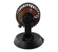Single Head 360 Degree Rotating Car Fan with Adjustable Cooling Wind for Use in Cars, Trucks, SUVs, and Boats with Low Power Consumption (24V)
