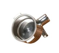 Single Head 51MM Double Spout Coffee Portafilter Filter Handle Fits,Compatible for Delonghi，Dedica EC680/685 ECP33.21 ECP3630 Stainless Steel(2 Ears)