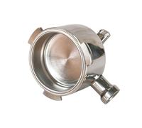 Single Head 51MM Double Spout Coffee Portafilter Filter Handle S, Compatible for Delonghi, Compatible for Dedica, EC680 / 685 ECP33.21 ECP3630 Stainless Steel(3 Ears 1pcs)