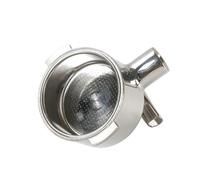 Single Head 51MM Double Spout Coffee Portafilter Filter Handle S, Compatible for Delonghi, Compatible for Dedica, EC680 / 685 ECP33.21 ECP3630 Stainless Steel(2 Ears 1pcs)