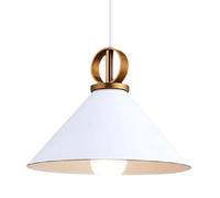 Single Head Ceiling Chandelier, Nordic Industrial Style Pendant Light, E27 Light Source Metal Hanging Lamp Shade, Restaurant Bedroom Hotel Decoration Light Fixtures