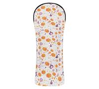 Single Head Covers for Golf Clubs Halloween Dancing Pumpkin Ghosts Owl Skull PU Leather Iron Headcovers Golf Accessories for Fairway Woods Driver Hybrids