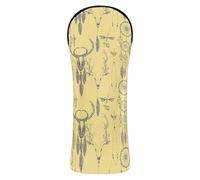 Single Head Covers for Golf Clubs Western Cowboy Dream Catchers Deer Skulls PU Leather Iron Headcovers Golf Accessories for Woods and Drivers Fairway Hybrid