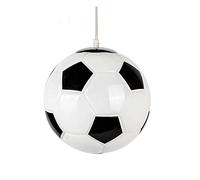 Single Head Creative Ceiling Light,Football Semi Flush Mount Ceiling Lights,Globe Soccer Glass Ceiling Lighting Fixtures for Room,Kid's Room,'s Room,Boy's Room,Bedroom Change for the